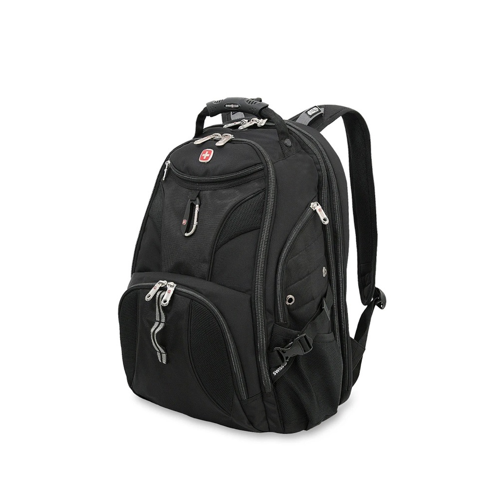 SwissGear 1900 ScanSmart Laptop Backpack - Black